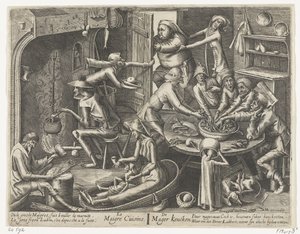 精益美食
Le Maigre Cuisine / The Lean Cuisine（标题见实物） 作者 汉斯·利弗林克（一）