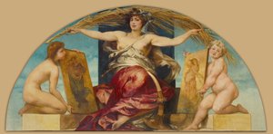 宗教与世俗绘画的寓意 作者 汉斯·马卡特（Hans Makart）