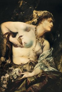 "克娄巴特拉之死》 汉斯-马卡特（1840-1884）的绘画作品 1875年 私人收藏 作者 汉斯·马卡特（Hans Makart）