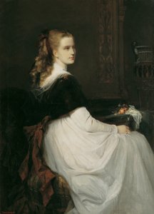尤金妮-舍费伦肖像 作者 汉斯·马卡特（Hans Makart）
