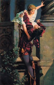 威廉-莎士比亚的罗密欧 作者 汉斯·马卡特（Hans Makart）