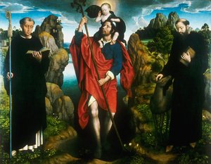 莫雷尔教堂的祭坛画，1484年 作者 汉斯·梅姆林