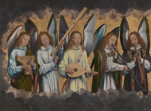 音乐天使 作者 Hans Memling