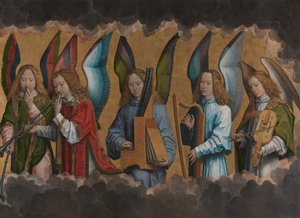 音乐天使 作者 Hans Memling