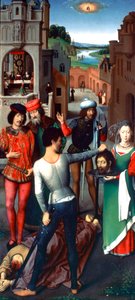 施洗者圣约翰和福音传教士圣约翰三联画，1479年 作者 汉斯·梅姆林