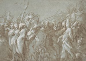 军事游行，16世纪。 作者 汉斯·蒙特