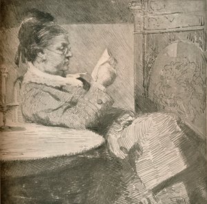 艺术家母亲的肖像，c1912