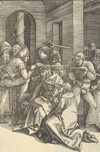 基督冠以荆棘，来自Speculum passionis domini nostri Ihesu Christi，1507。 作者 Hans Schäufelein the Elder