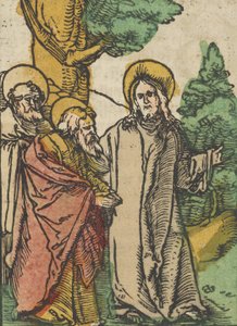基督对门徒的谈话》，5页，摘自Das Plenarium，1517。 作者 Hans Schäufelein the Elder