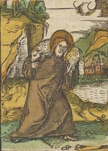作为好牧人的基督，来自Das Plenarium，1517年。 作者 Hans Schäufelein the Elder