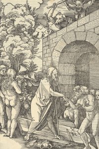 基督在地狱，来自Speculum passionis domini nostri Ihesu Christi，1507年。 作者 Hans Schäufelein the Elder