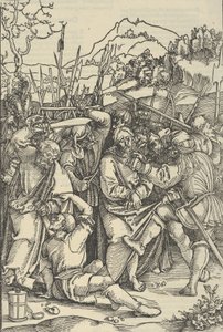 基督的被捕，来自Speculum passionis domini nostri Ihesu Christi，1507年。 作者 Hans Schäufelein the Elder
