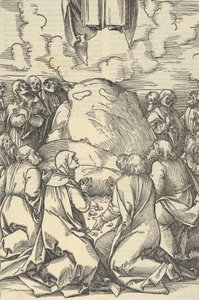 基督的升天，来自Speculum passionis domini nostri Ihesu Christi，1507。 作者 Hans Schäufelein the Elder
