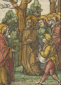 播种者和杂草的寓言》，出自Das Plenarium，1517年。 作者 Hans Schäufelein the Elder