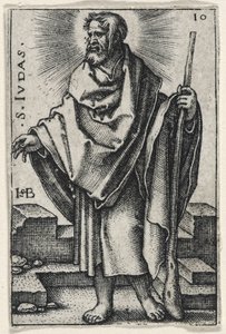 Saint Jude Thaddeus，1541-46 作者 汉斯·塞巴尔德·贝汉姆