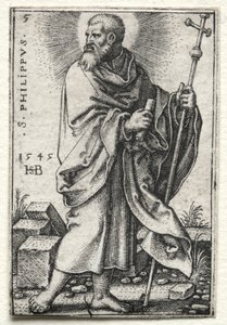 圣菲利普，1545-1546年。 作者 汉斯·塞巴尔德·贝汉姆