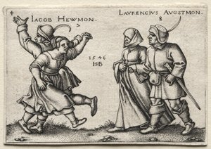 乡村婚礼：  Jacob Hewmon / Lawrencius Augstmon 作者 汉斯·塞巴尔德·贝汉姆
