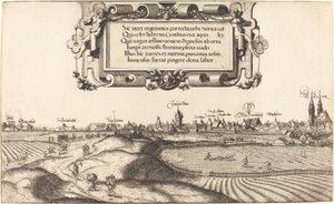 从东方看纽伦堡[左图]，1552年。