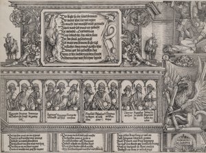 左门的上半部分，有狮子皮上的铭文，有B...的壁画，1515年。