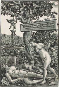 Pyramus和Thisbe，c。 1510。 作者 汉斯·韦奇特林