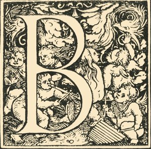 B-汉斯·魏德兹（Hans Weiditz）的字母，c1520-1521，1908年。 作者 汉斯·魏迪兹