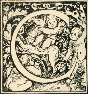 C-汉斯·魏德兹（Hans Weiditz）的字母，c1520-1521，1908年。