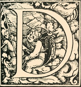 D-汉斯·魏德兹（Hans Weiditz）的字母，c1520-1521，1908年。 作者 汉斯·魏迪兹