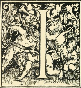 I-汉斯·魏德兹（Hans Weiditz）的字母，c1520-1521，1908年。 作者 汉斯·魏迪兹