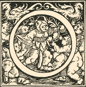 O-汉斯·魏德兹（Hans Weiditz）的字母，c1520-1521，1908年。