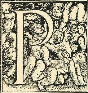 P-汉斯·魏德兹（Hans Weiditz）的字母，c1520-1521，1908年。