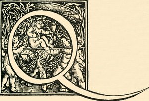 Q-汉斯·魏德兹（Hans Weiditz）的字母，c1520-1521，1908年。