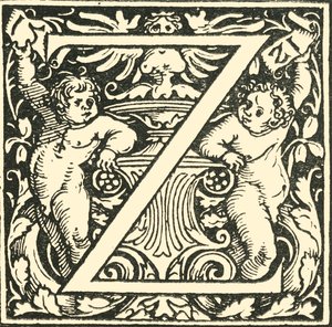 Z-汉斯·魏德兹（Hans Weiditz）的字母，c1520-1521，1908年。