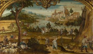 夏天，约1525年 作者 汉斯·沃廷格来自