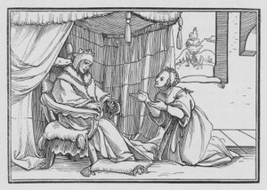 Abishag Cherisheth David，1 Kings I，3 作者 汉斯追捕年轻的霍尔拜因