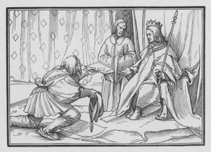 Hiram Sendeth祝贺所罗门，1 Kings V，1 作者 汉斯追捕年轻的霍尔拜因