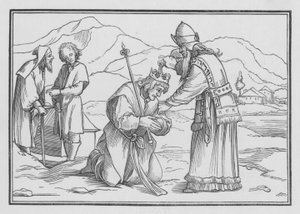 Samuel Anointeth Saul，1 Samuel X，1 作者 汉斯追捕年轻的霍尔拜因