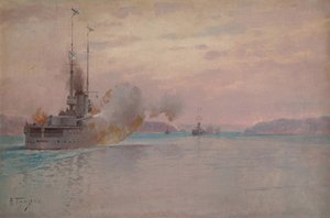 俄罗斯海军对博斯普鲁斯海峡的轰炸，1915-1916年 作者 汉森