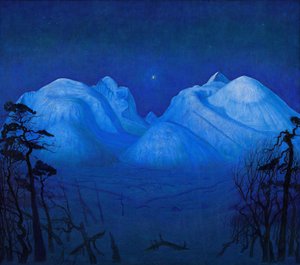 山里的冬夜