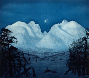 朗达内的冬夜 作者 哈罗德·奥斯卡·索尔伯格