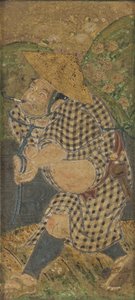 面板，江户时期，17世纪末-18世纪中叶。 作者 小川张立