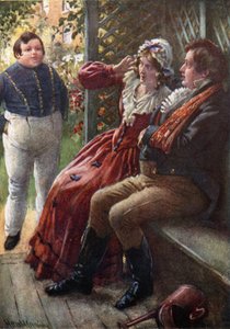 The Fat Boy Awake (colour litho) 作者 哈罗德·应付
