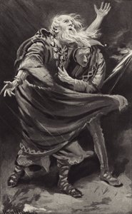 在一个荒地，在漆黑的夜晚暴露在风暴的愤怒之中，李尔王徘徊了吗？ 作者 哈罗德·应付
