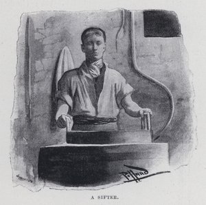 A sifter (b/w photo)