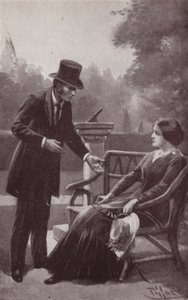 查尔斯·狄更斯（Charles Dickens）的《埃德温·德鲁德之谜》插图（石版画）