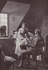 William Makepeace Thackeray 为《名利场》绘制的插图（石版画） 作者 哈罗德·休姆·皮法德