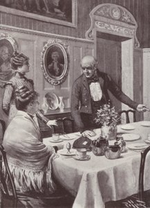 Illustration for Vanity Fair by William Makepeace Thackeray (litho) 作者 哈罗德·休姆·皮法德