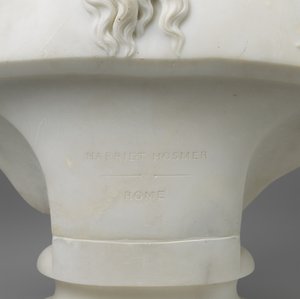 美杜莎，约1854年（大理石） 作者 哈丽雅特·古德·霍斯默