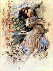 订婚日，1906年（纸上谈生） 作者 哈里森·费舍尔