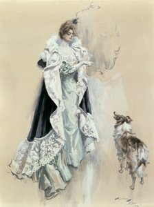 最终指示，1902年（wc，水粉和铅笔在纸上） 作者 哈里森·费舍尔