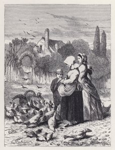The Poultry Yard (engraving) 作者 哈里森·威廉·威尔